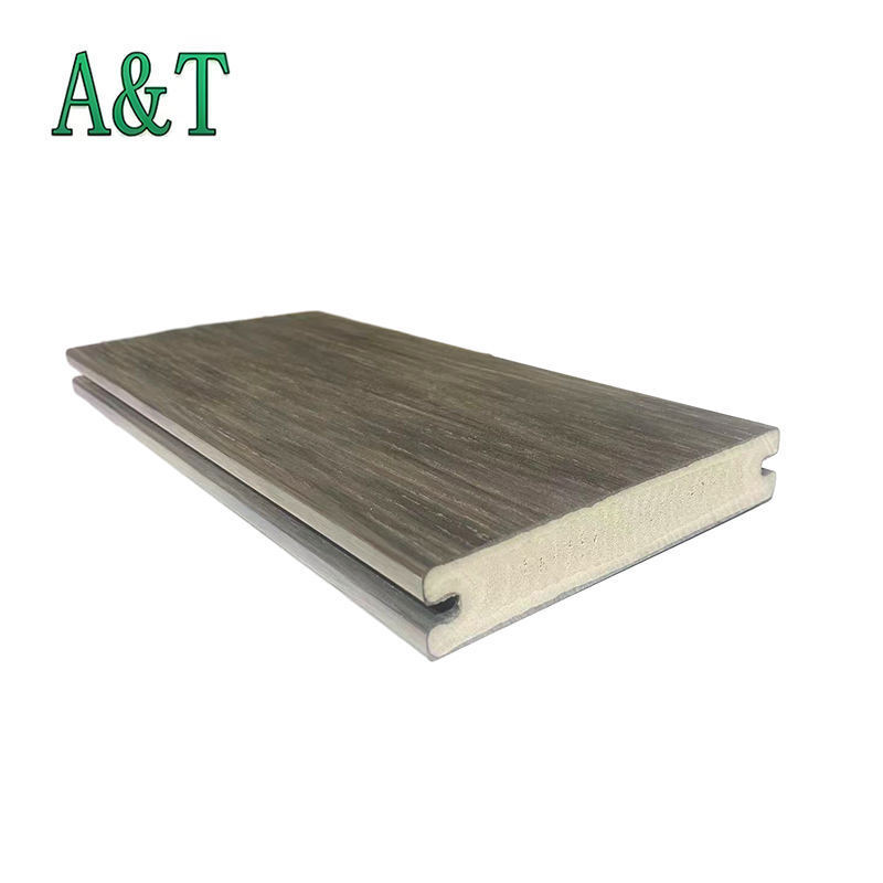 Landscape Porch Wood Texture Deck Anti Uv Anti Slip Wood Plastic Composite Wpc Decking Outdoor Flooring