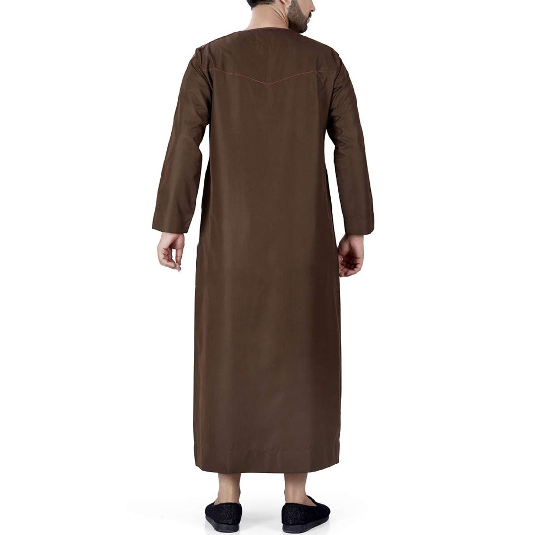 2024 Latest Model Islamic Clothing Long Sleeve Men Jubba Hot Selling Cheap Price Men's Casual Muslim Jubba