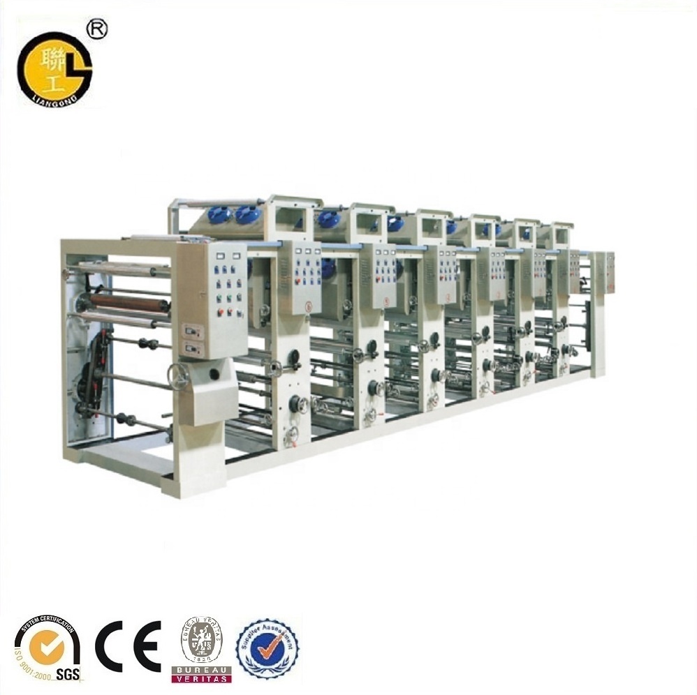 Plastic Film High Speed Computer Control Gravure Printing Machine