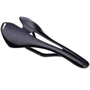 Factory direct sales all carbon fiber mountain bike road car flying bicycle hollow cushion ultra-light comfortable saddle