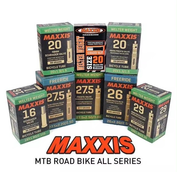 Ultralight MAXXIS 16/20/26/27/29 inch 700*23/25/32/35/45 AV FV Stab Blow Proof MTB Road Bike Inner Tubes Camera Tire