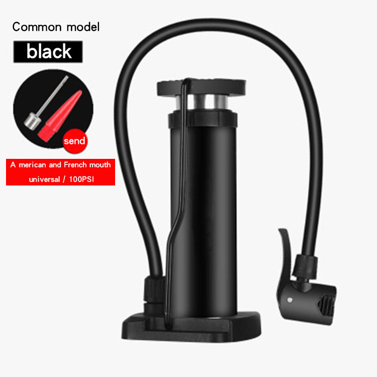 High Pressure Fashion Bike Air Pump Aluminum Mini Bicycle Foot Pumps Portable Cycle Floor Pump For Bike Tires Bicycle parts