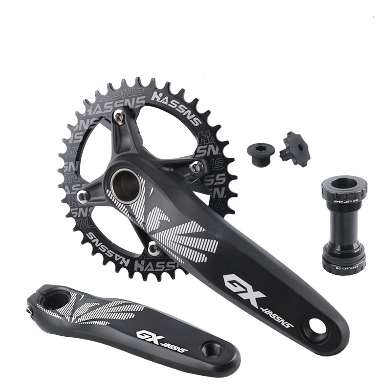 Factory outlet HASSNS GX mountain bike hollow one tooth disc widened crank plus and minus teeth single disc 32T 34T 36T