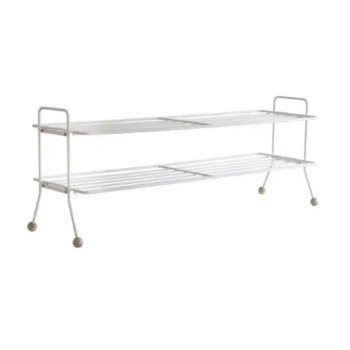 Best Seller Metal Large White Customization Shoe Rack Long Bench Shoes Rack and Stands Durable Spaces Shoes Collection