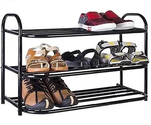 Best Seller Metal Large White Customization Shoe Rack Long Bench Shoes Rack and Stands Durable Spaces Shoes Collection