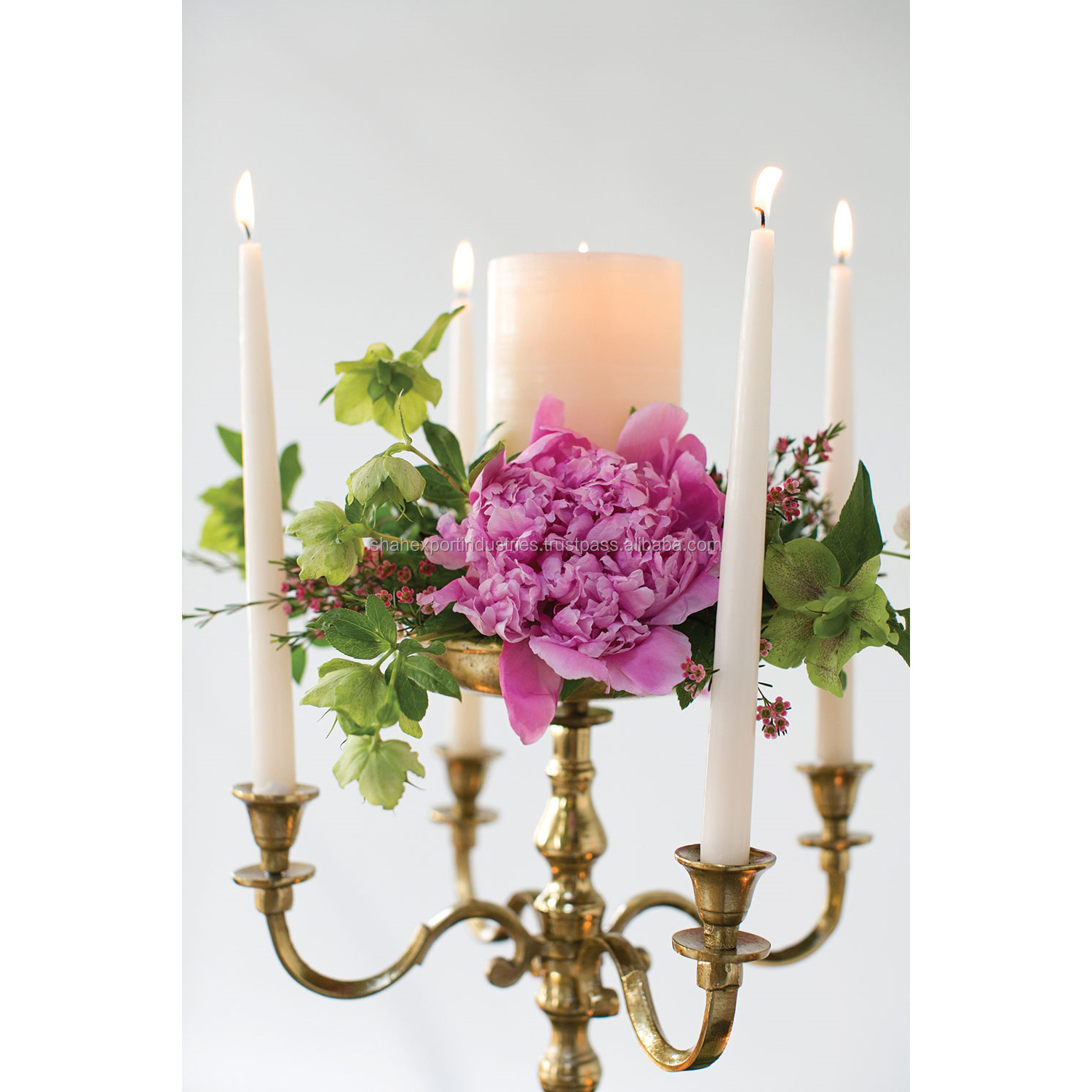 Floor Candelabra Centerpiece Tall Candle Candelabra for Taper Candle and Floral Centerpiece Stand For Wedding Party Event Decor