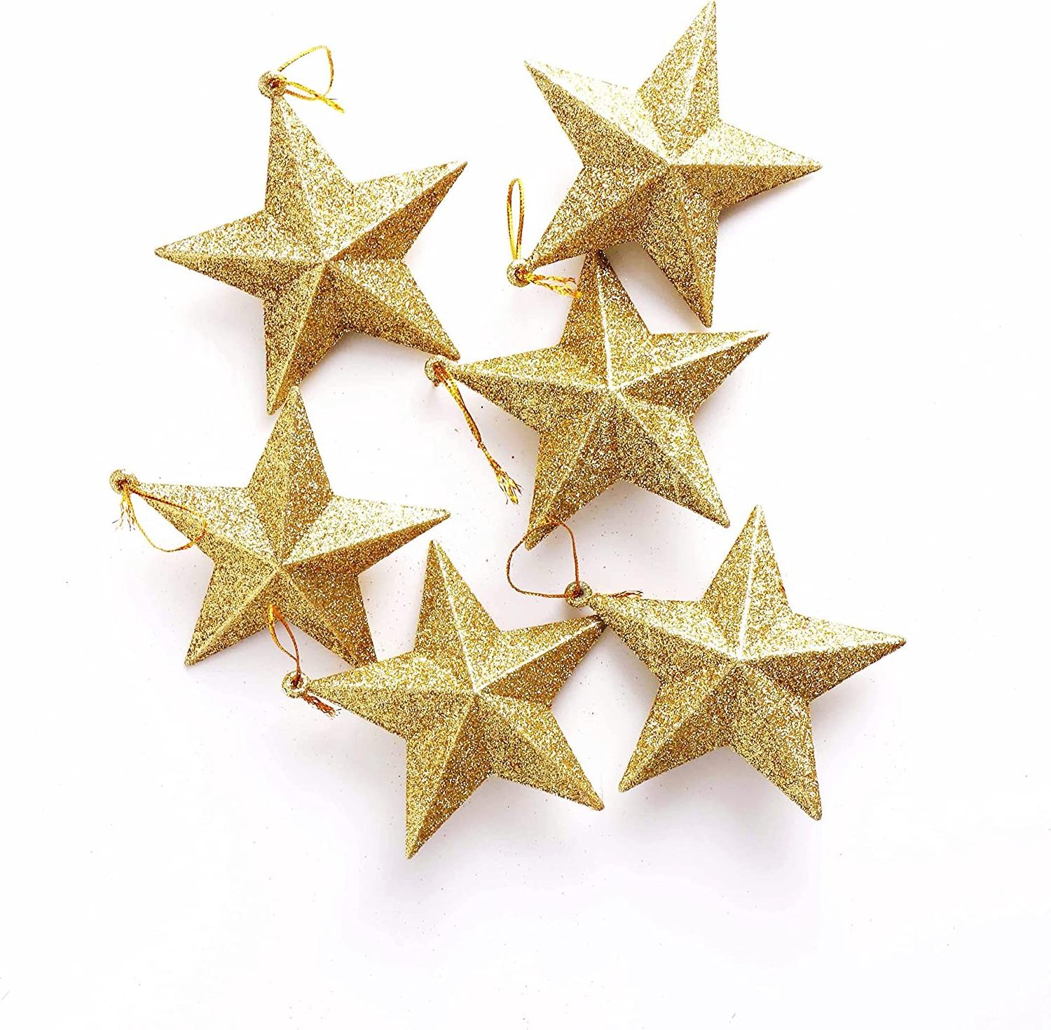 Christmas Hanging star Wall Decoration Ornament Handcrafted Jute Wrapped  X Mass Tree Decoration star