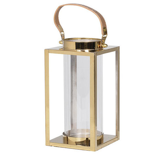 Modern Gold Lantern Decorative Wedding Indoor Outdoor Events Parties Home Decor Tall Metal Candle Holder Lantern Gold Small