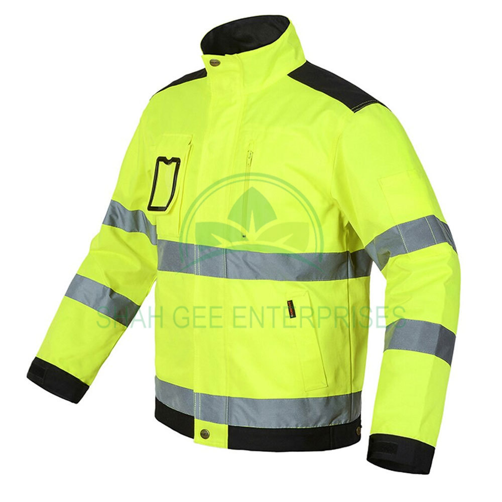 Factory Made Safety Hi-Vis Jackets Safety Protection Wear Jackets For Sale Made In Pakistan Safety Jacket