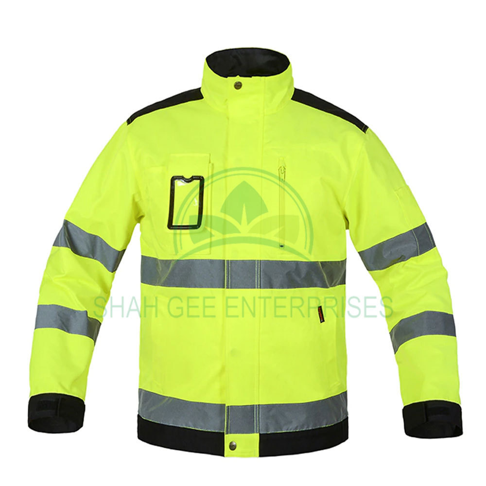 Factory Made Safety Hi-Vis Jackets Safety Protection Wear Jackets For Sale Made In Pakistan Safety Jacket