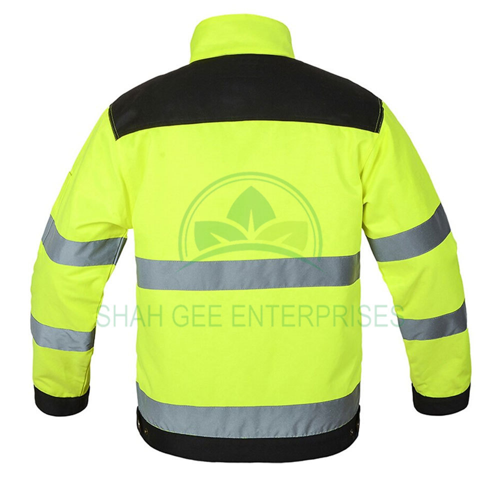 Factory Made Safety Hi-Vis Jackets Safety Protection Wear Jackets For Sale Made In Pakistan Safety Jacket