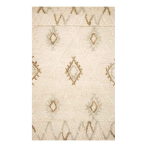 Luxury Home Decorative Washable Hand Knotted Hand Tufted Rug Carpet Rubber Back Anti Slip Carpet and Rugs