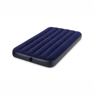 Intex Classic Downy Airbed Inflatable Mattress for Camping Car Travel and Bedroom Use for Sleeping