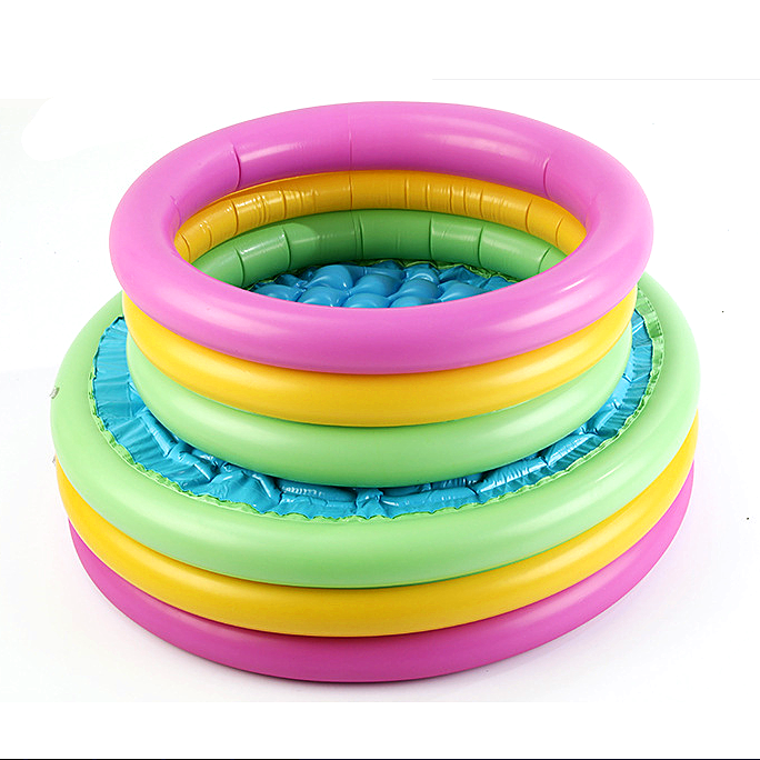 Intex 57107 Inflatable Kiddie Pool 3 Rings Kids Large Pvc Baby Play Swimming Baby Pool  Inflatable Pool