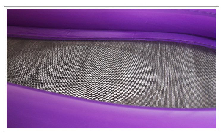 Factory direct sales, eggplant floating row, large swimming ring, deck chair with net, water supplies, thick pvc bed