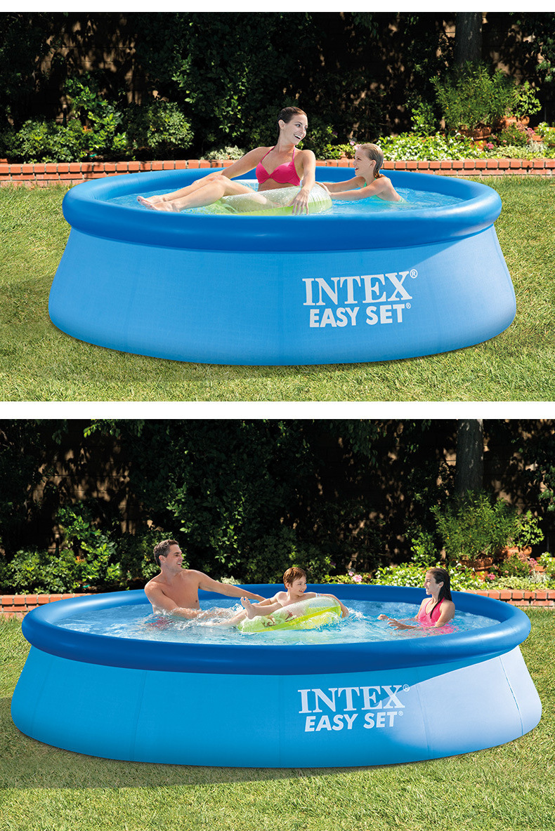 Portable INTEX Rubber Swimming Pool With Wholesale Price In 1 Piece  inflables piscina