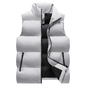 Duck Down Vest Coat Ultralight Sleeveless Puffer Vest Jacket Fashion Stand Collar Windproof Vest