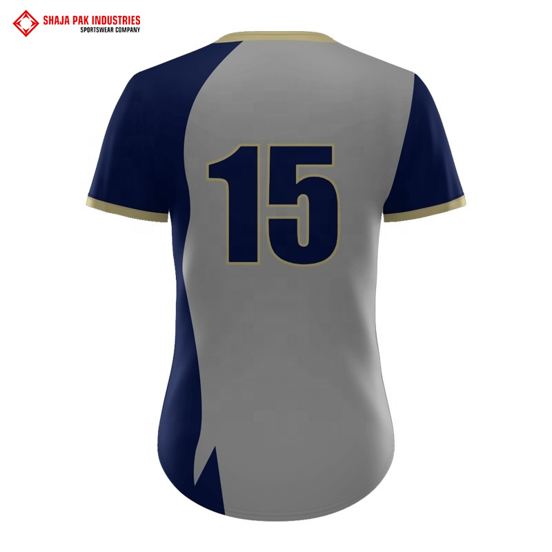 Custom Baseball Uniform Dress for Women Baseball & Softball Wear Shirts Tops Digital Sublimation Printing Custom Color