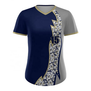 Custom Baseball Uniform Dress for Women Baseball & Softball Wear Shirts Tops Digital Sublimation Printing Custom Color