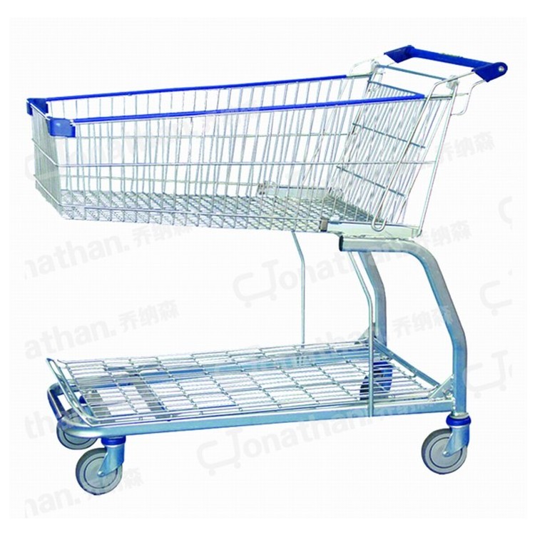 145L supermarket equipment shopping trolleys for sale with seat