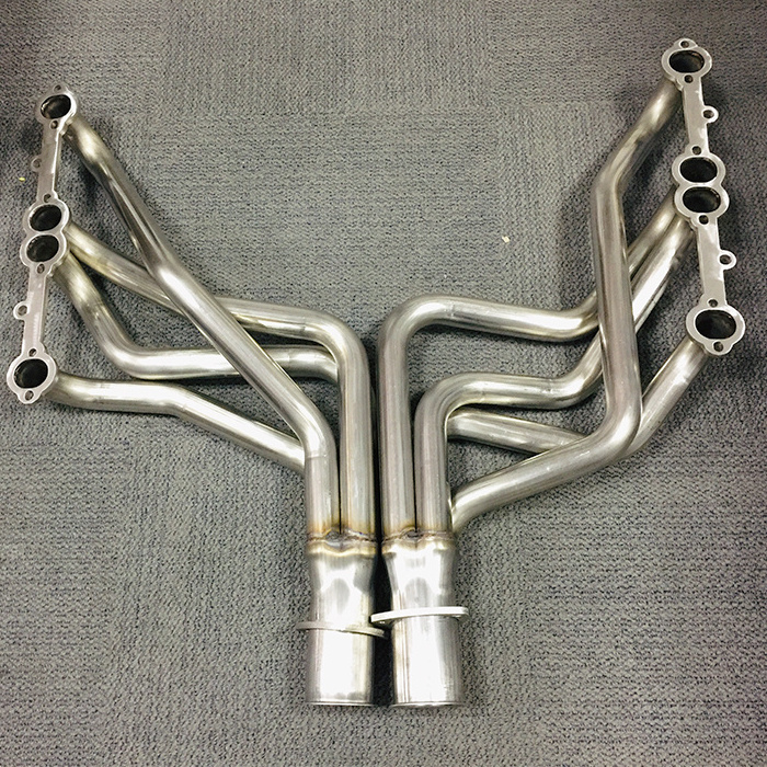 Stainless steel Exhaust long tube Header manifold For Chevy Camaro Nova Monte Passenger truck with 283-400 Small Block V8 engine