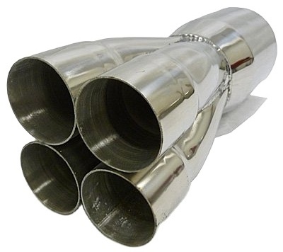 Header Stainless steel 4 - 1 Merge Collector