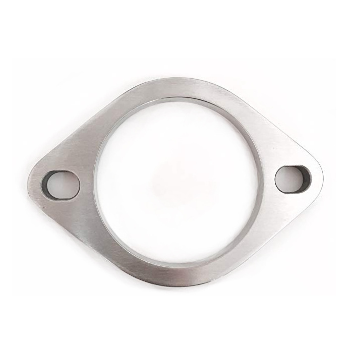 Stainless steel Exhaust hardware gasket 2.5 inch flange  with 2 bolt for exhaust pipe connector