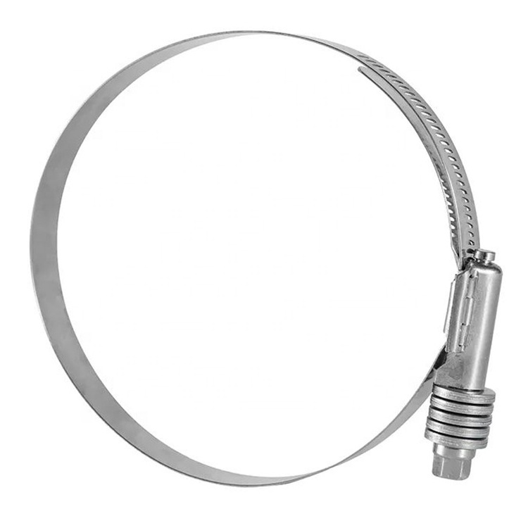 High quality Stainless Steel adjustable constant torque clamp exhaust hose clamp for pipes