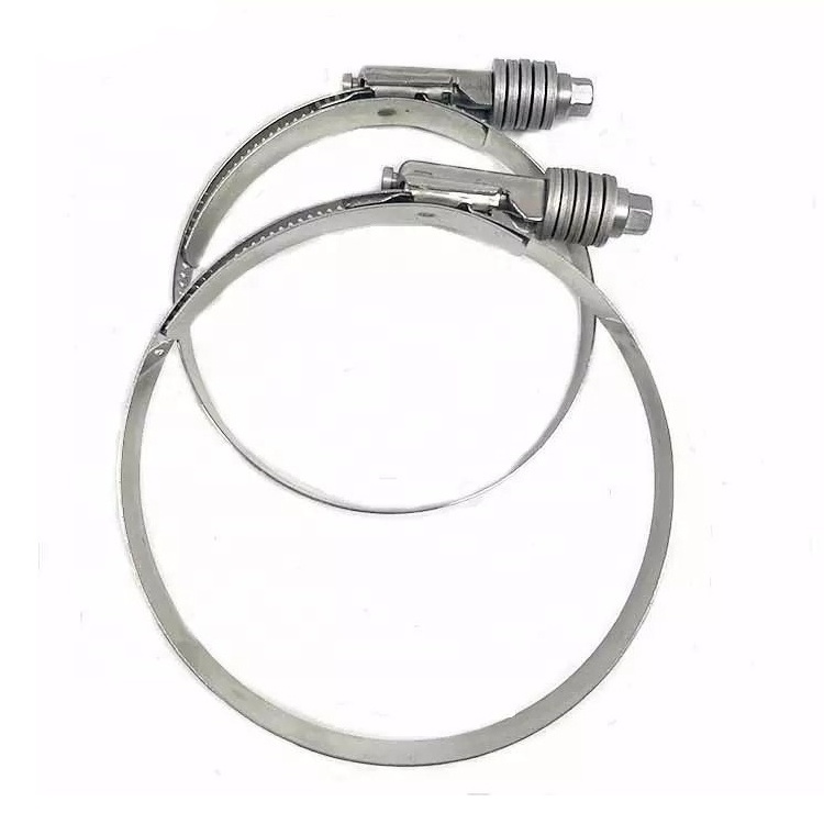 High quality Stainless Steel adjustable constant torque clamp exhaust hose clamp for pipes