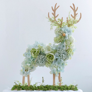 Nordic Style Living Room Deer Floral Table Decoration Decoration And Ornament Home Soft Decoration Creative Fake Flower