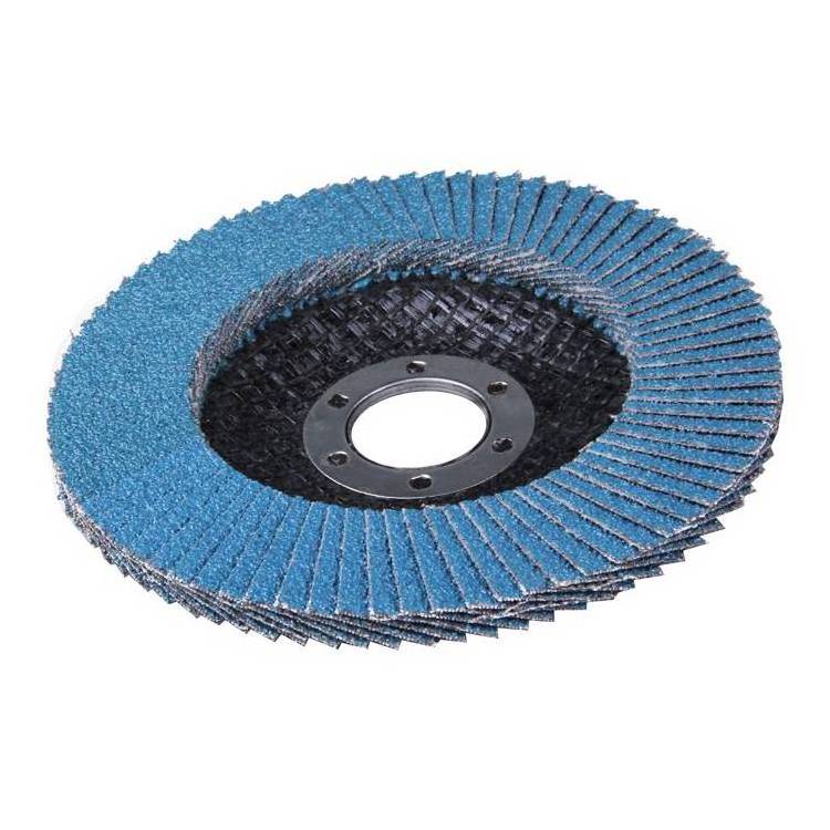 SHALL 4.5 Inch Silicon carbide abrasive tools mesh cover flexible flap disc grinding wheel