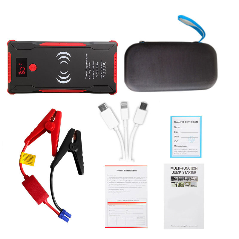 2000A Portable Jump Starter Box - Car Battery Booster Pack for up to 8.0L Gas and 6.5L Diesel Engines with LCD Display Cheap