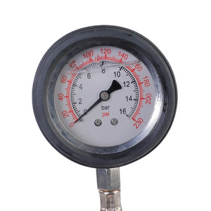 0-220PSI Oil Immersed Heavy Duty Tire Pressure Gauge with Large Glow Dial for Cars and Trucks, Easy-Read and Stocking