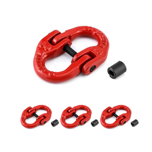 European Type Safety G80 Hammerlock Coupling Link Heavy Duty Alloy Steel Connecting Link Tow Hitch Hammer Lock Chain Connector