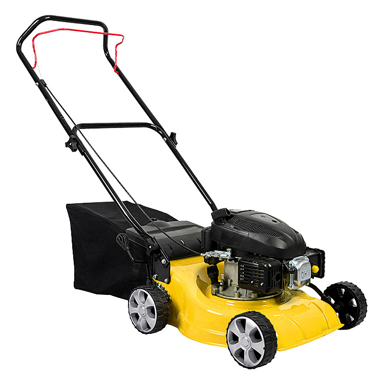 SHALL High quality lawn mower 16inch 2in1 self propelled gasoline lawn mower VA20 with aluminum chassis mower and BS engine