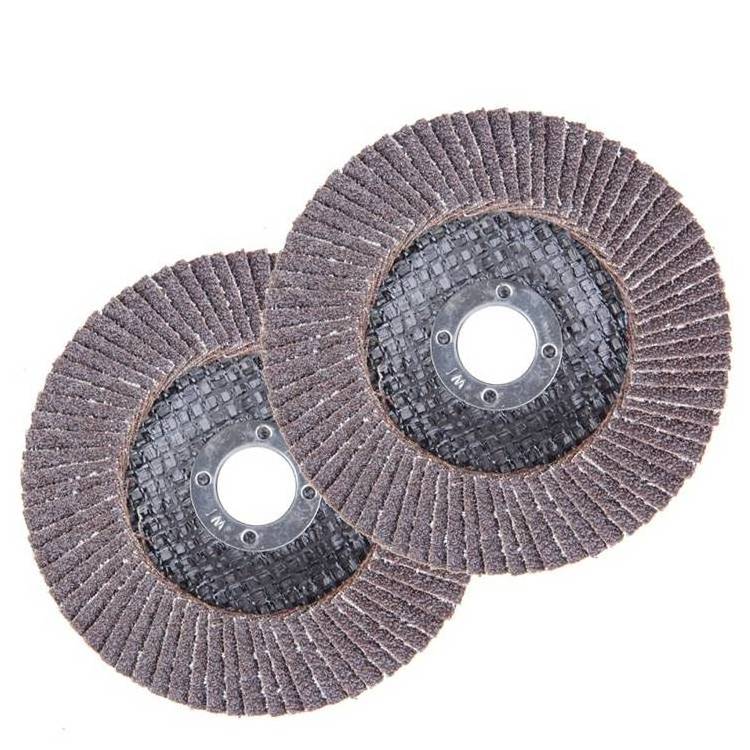 SHALL 4.5 Inch Silicon carbide abrasive tools mesh cover flexible flap disc grinding wheel