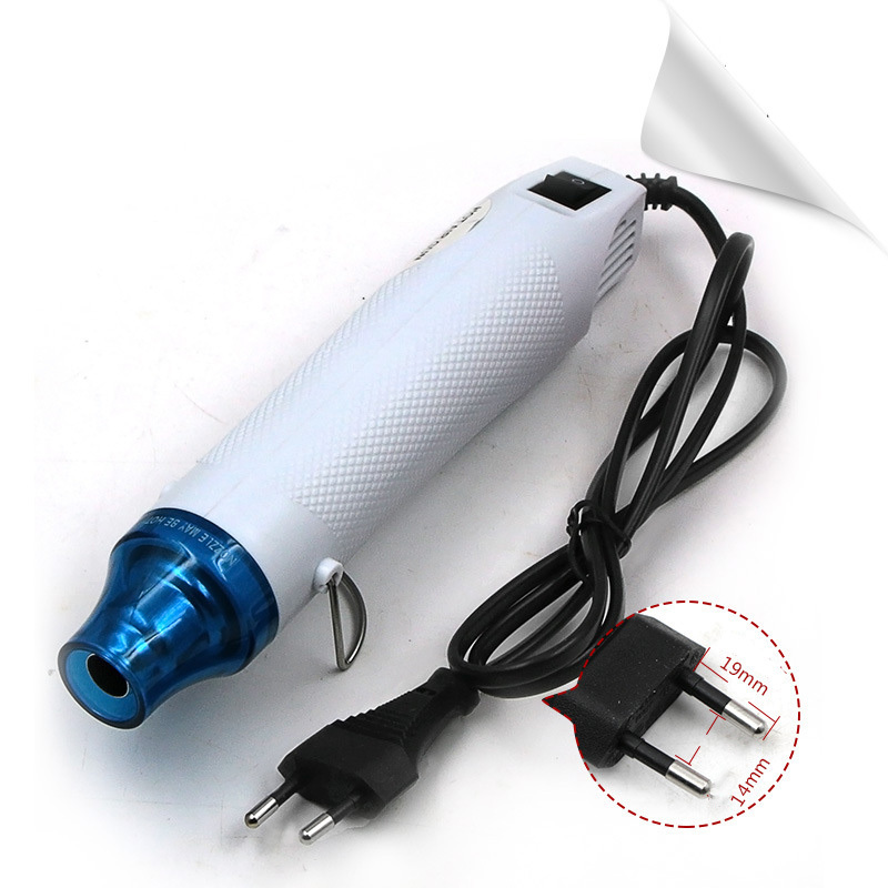 SHALL Mini Heat Gun for Epoxy Resin 300W Portable Handheld Black Heat Gun for Crafts Embossing Rubber Stamp Heat Tools