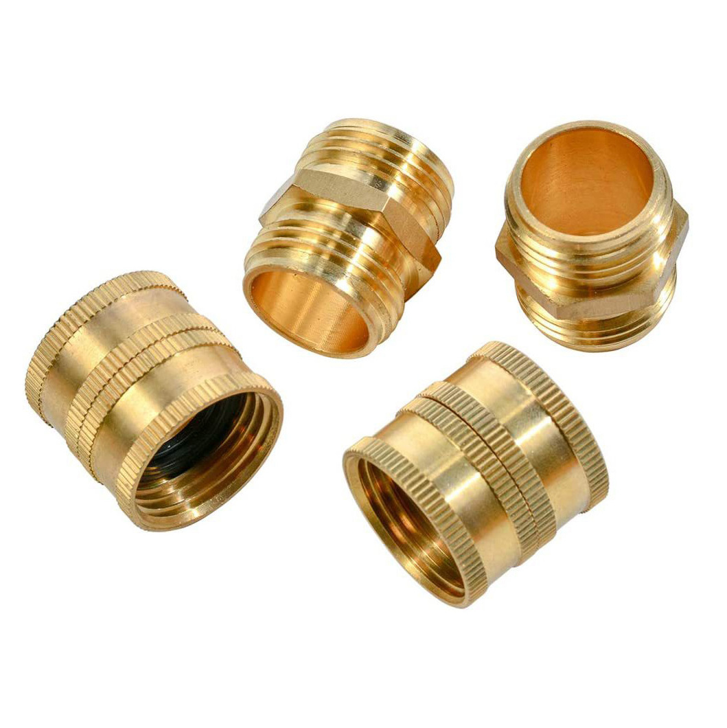 Quick Connect Garden Hose Fittings  3/4 Inch t Male and Female Quick Release  No-Leak Water Hose Connectors