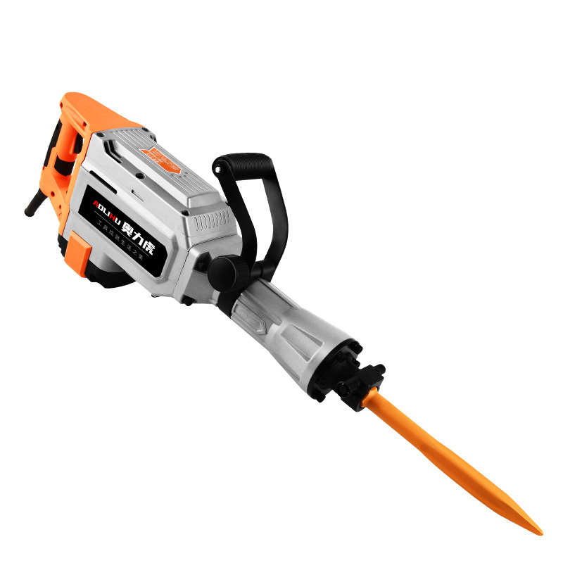 3500W Jack Hammer Demolition PH65A Heavy Duty Electric Concrete Breaker 1400 BPM Chipping Hammer with Bull Point Flat Chisel