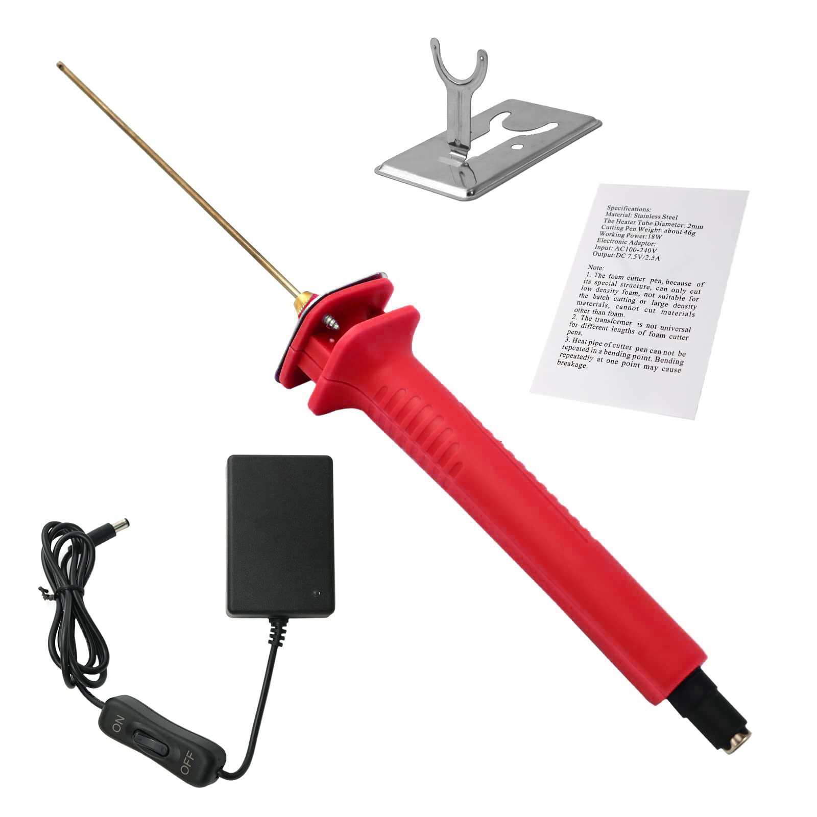 10cm Hot Knife Foam Cutter 18W Electric Styrofoam Cutting Pen Hot Wire Foam Cutter Electric Foam Cutting Machine