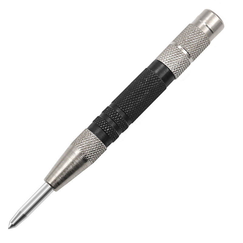 High carbon steel Non Slip Automatic Metal and Wood Center Punch Marking Tool Metal Wood Scriber