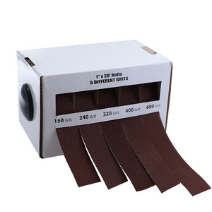 Boxed Multi-Roll Assorted Abrasive Rolls Sandpaper for Wood Turners Metal Workers Includes 150, 240, 320, 400 and 600 Grit Rolls