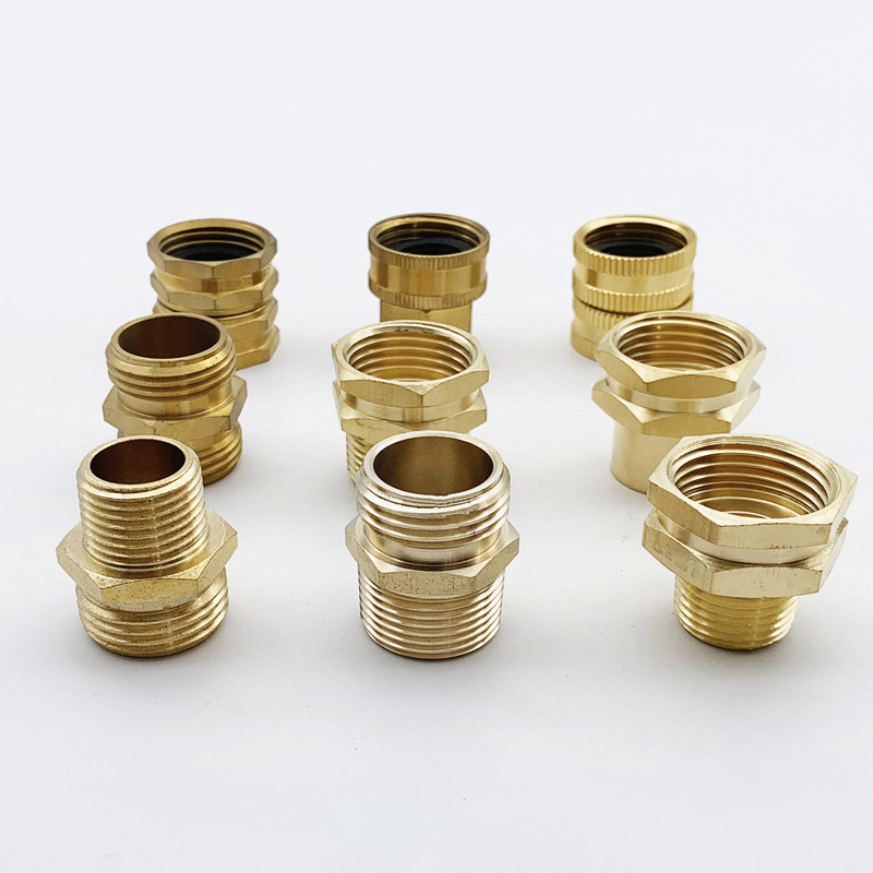 Quick Connect Garden Hose Fittings  3/4 Inch t Male and Female Quick Release  No-Leak Water Hose Connectors