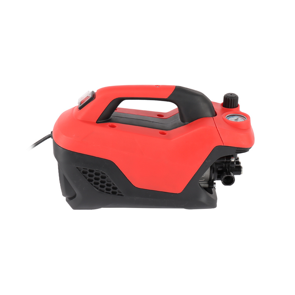 Electric Pressure Washer Built-in Carry Handle Professional High Pressure Car Wash Cleaner Machine with Soap Bottle  Hose Reel SHALL