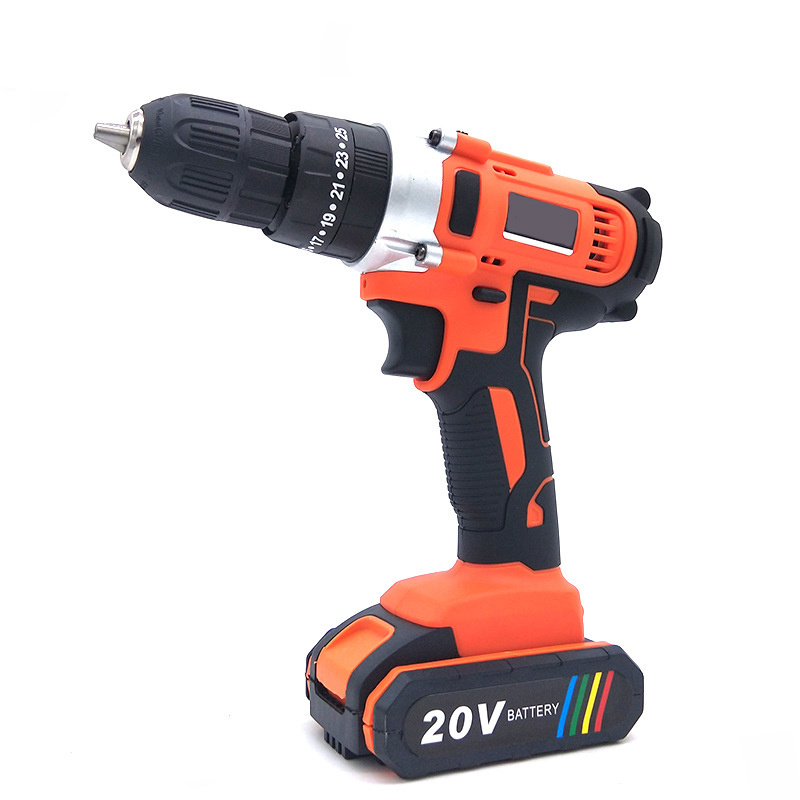 High Quality Cordless Impact Hand Drills Screwdriver Battery Drill For Power Craft Drill 18V 24V Wood Skill Electric Hammer