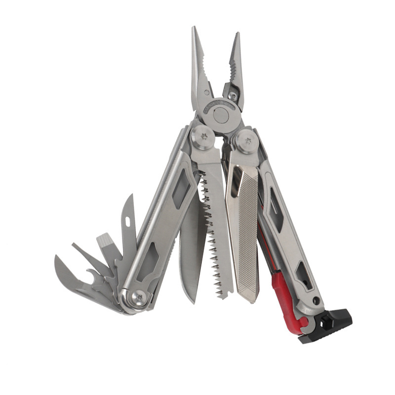 Multi-Functional Wire cutting Multi Tool Pliers WITH Screwdriver Bits Stainless Steel Foldable  with Scissors and Screwdriver