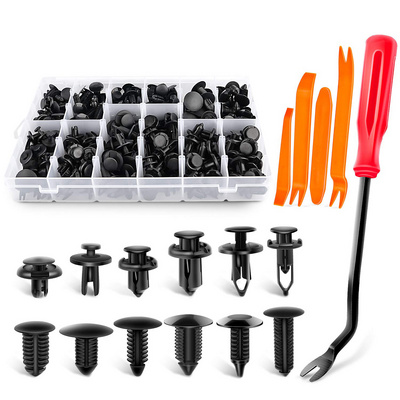 Car Plastic Fastener Kit - Automotive Body Bumper Clips, Auto Push Pin - Door Trim Panel Clips Durable and Wide Application