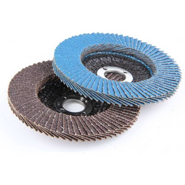 SHALL 4.5 Inch Silicon carbide abrasive tools mesh cover flexible flap disc grinding wheel