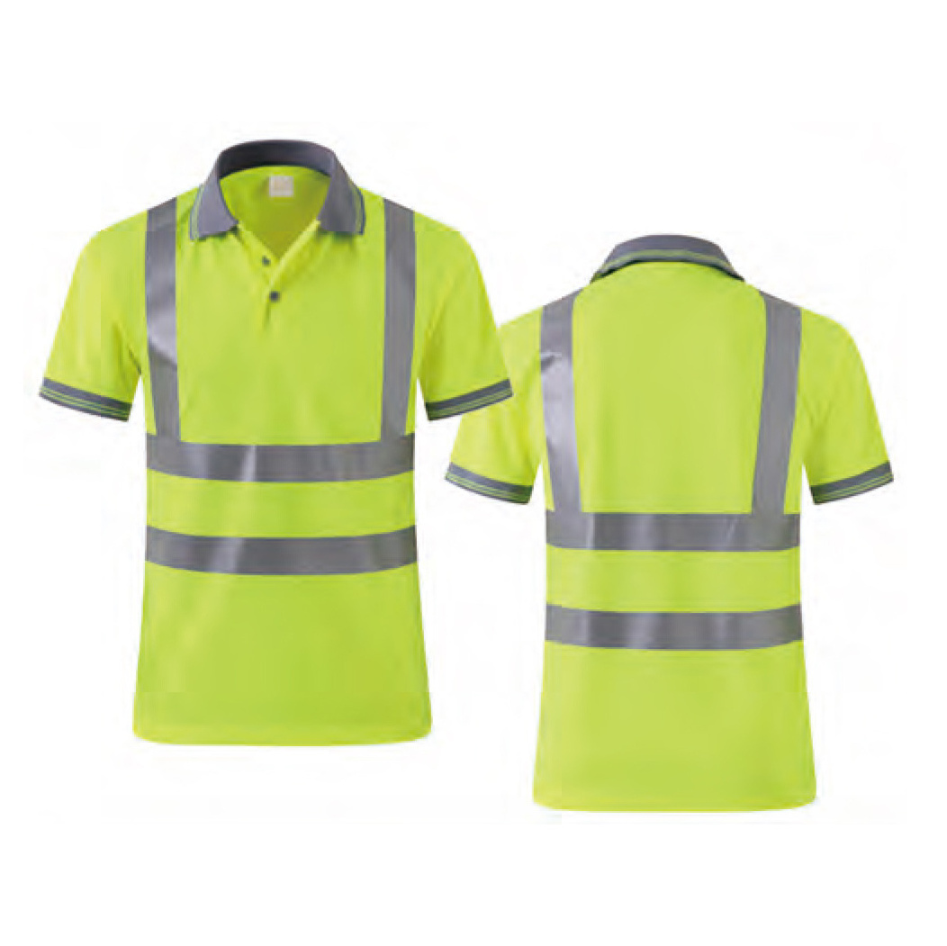 High Visibility Professional Level T-Shirts  Safety Shirts for Men Women Reflective Short Sleeve Breathable Tee with Pocket