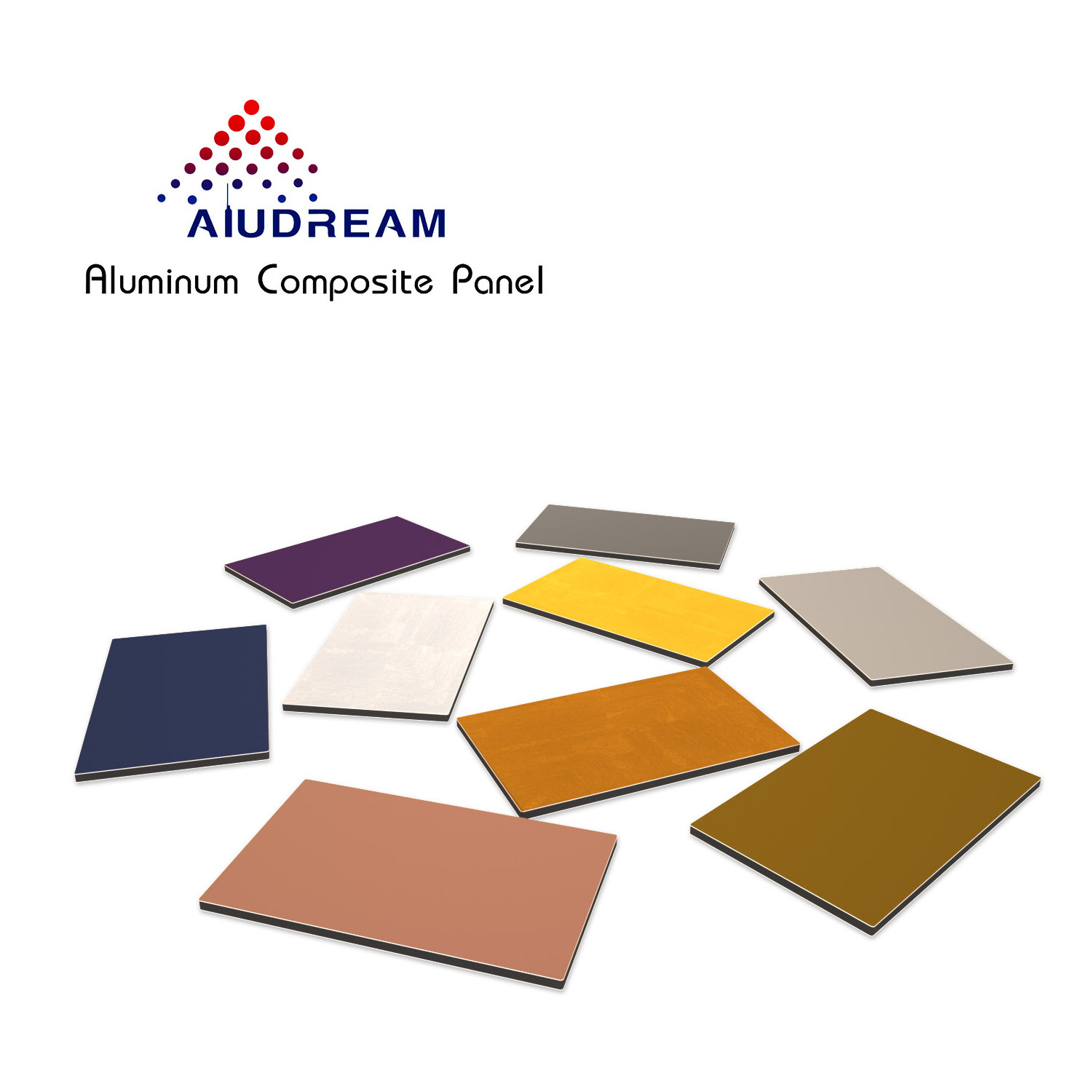 Latest modern Matte/Brushed/Mirror/Glossy/Nacrerous/Granite/Wooden dibond aluminum composite panels alucobond acm acp